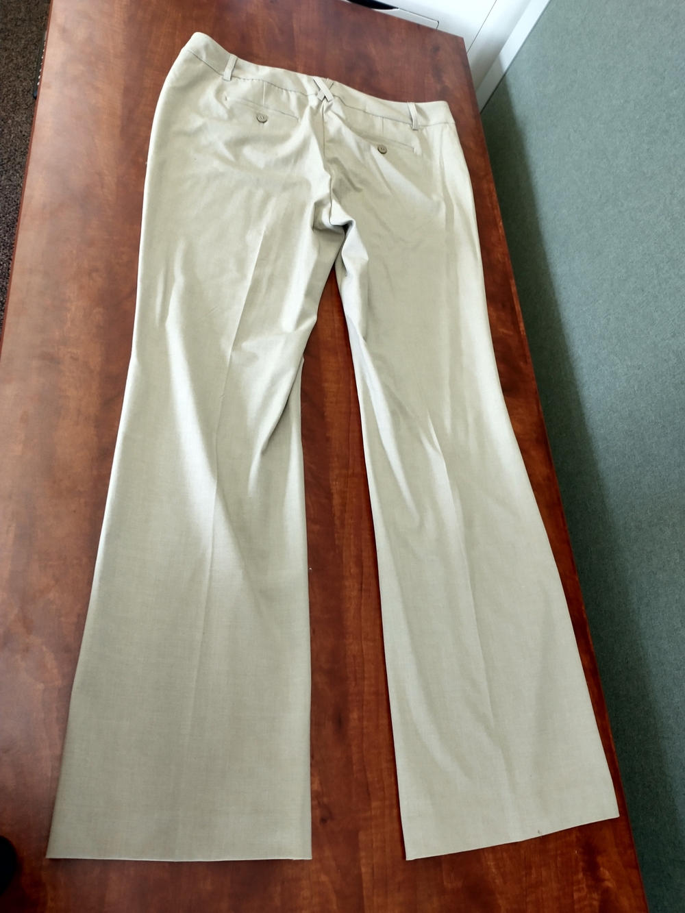 New York & Company Tan Wide-Leg Dress Pants - Picture 3 of 10